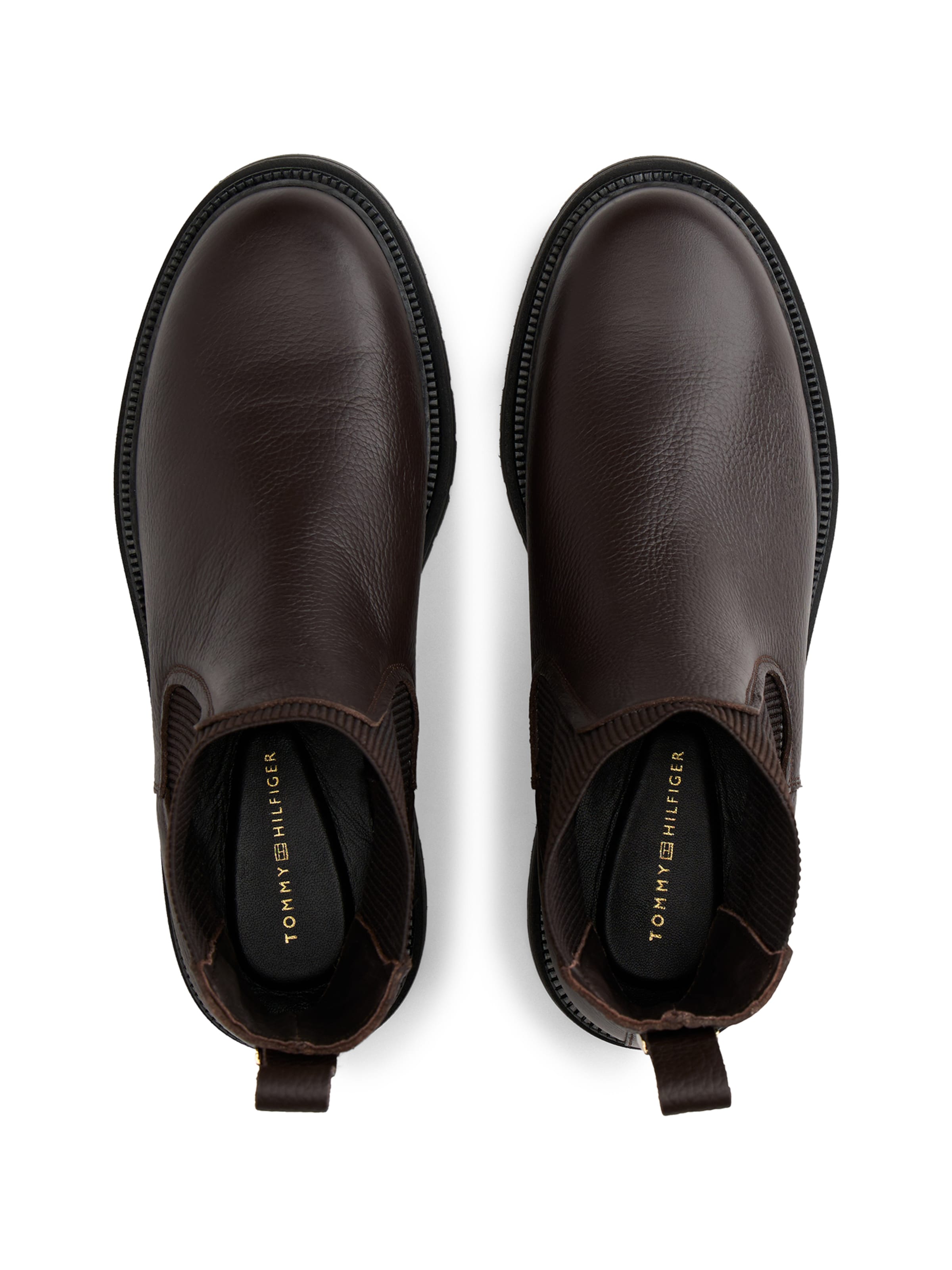 TOMMY HILFIGER Ботинки челси в Коричневый
