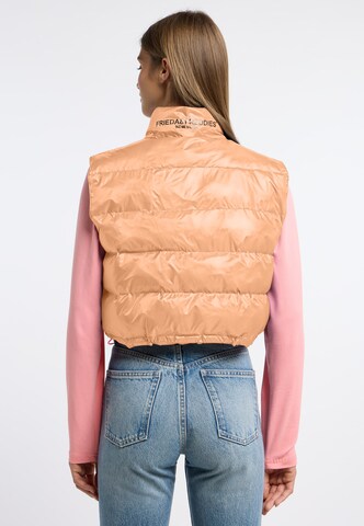 Frieda & Freddies NY Steppweste Reversible Thermolite Vest | New Maddy in Orange
