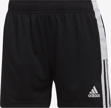 Pantalon de sport 'Tiro' ADIDAS PERFORMANCE en noir : devant