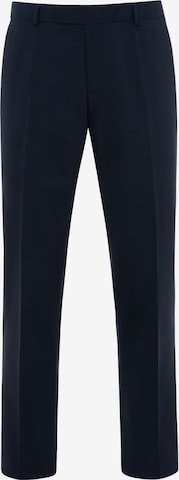 Thomas Goodwin Regular Pleated Pants '3938-44025' in Blue: front