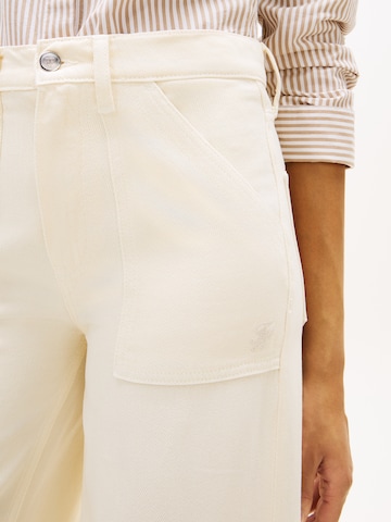 TOMMY HILFIGER Wide leg Jeans in Beige