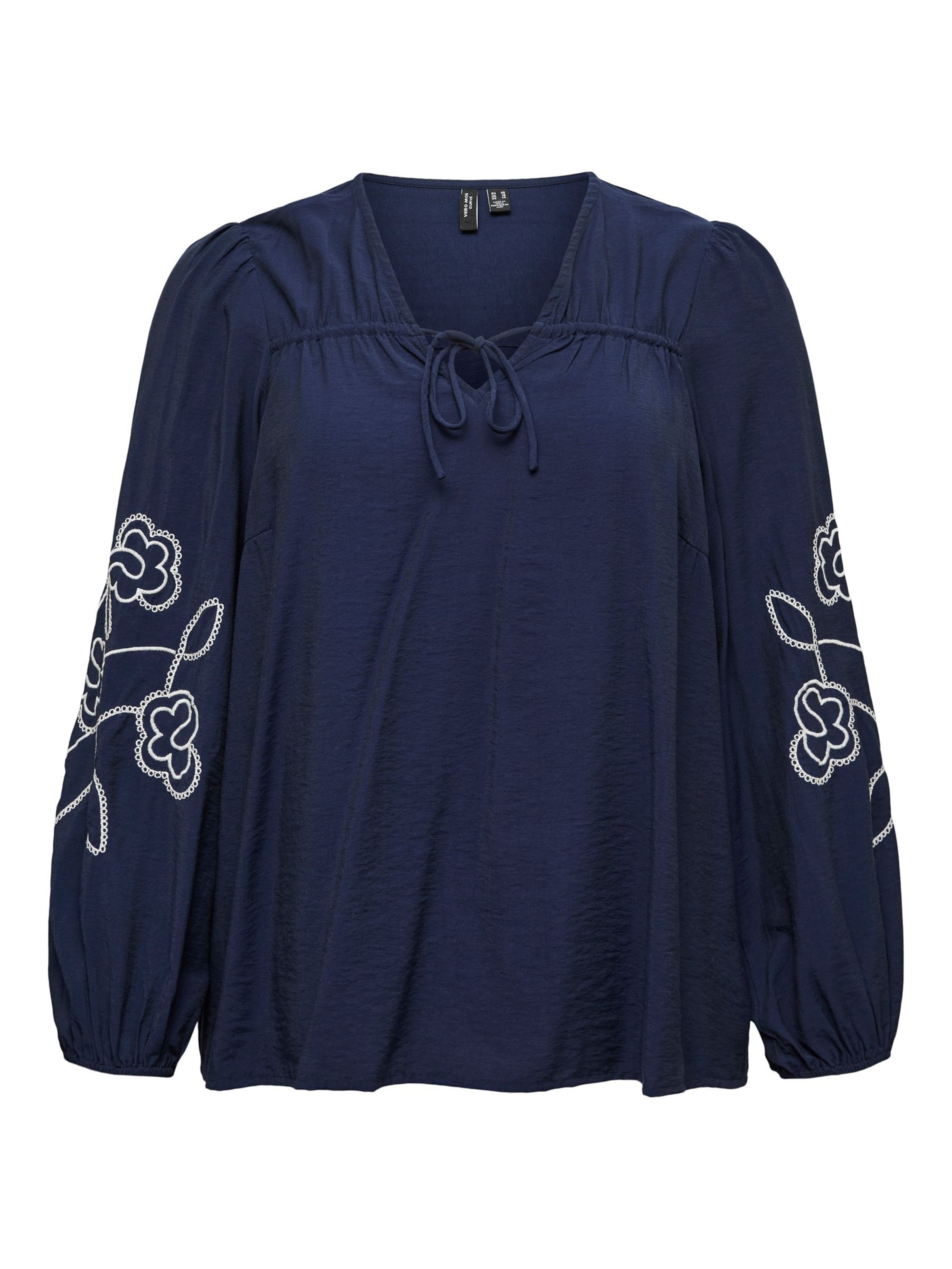 Vero Moda Curve Blouse 'VMCanya' in Blue: front