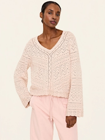 Odd Molly Trui ' Keep It Simple ' in Beige: voorkant