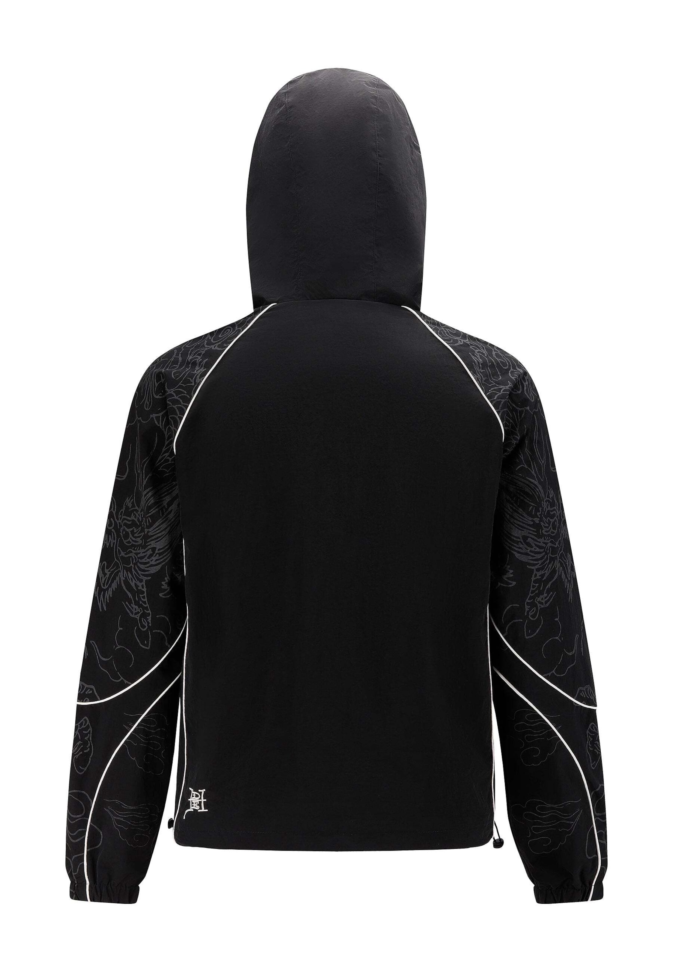 Ed HardyPrijelazna jakna 'Battle Dragon' - crna boja