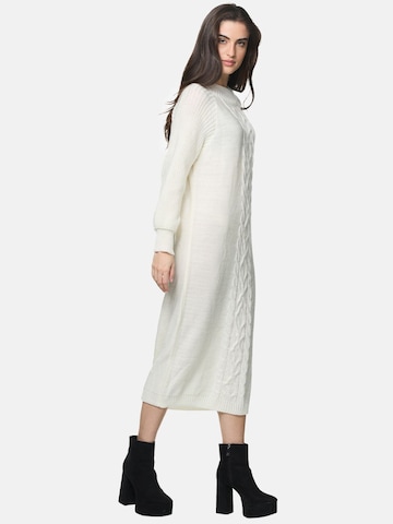 Robes en maille Elara en blanc