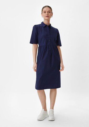 comma casual identity Jurk in Blauw