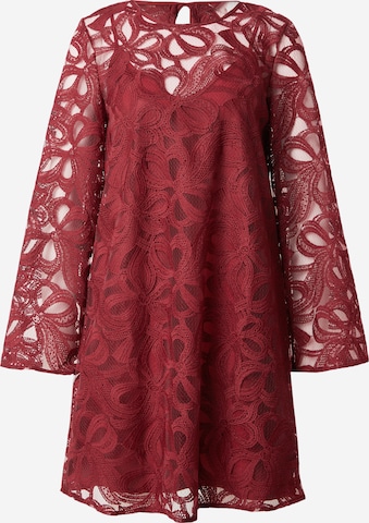 raudona OBJECT Kokteilinė suknelė 'OBJROSE': priekis