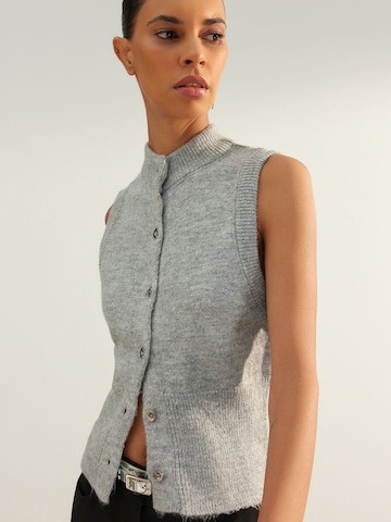Cardigan Trendyol en gris : devant
