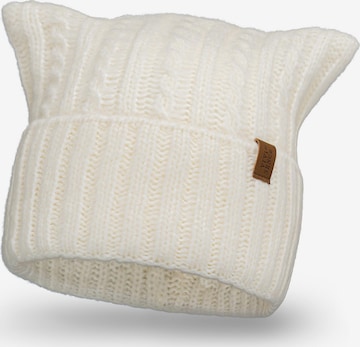 Vivisence Beanie '70117' in Beige: front