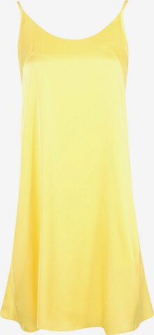 Awesome Apparel Dress in Yellow: front