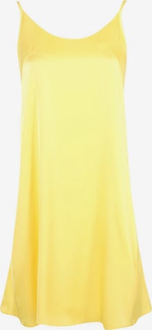 Awesome Apparel Dress in Yellow: front