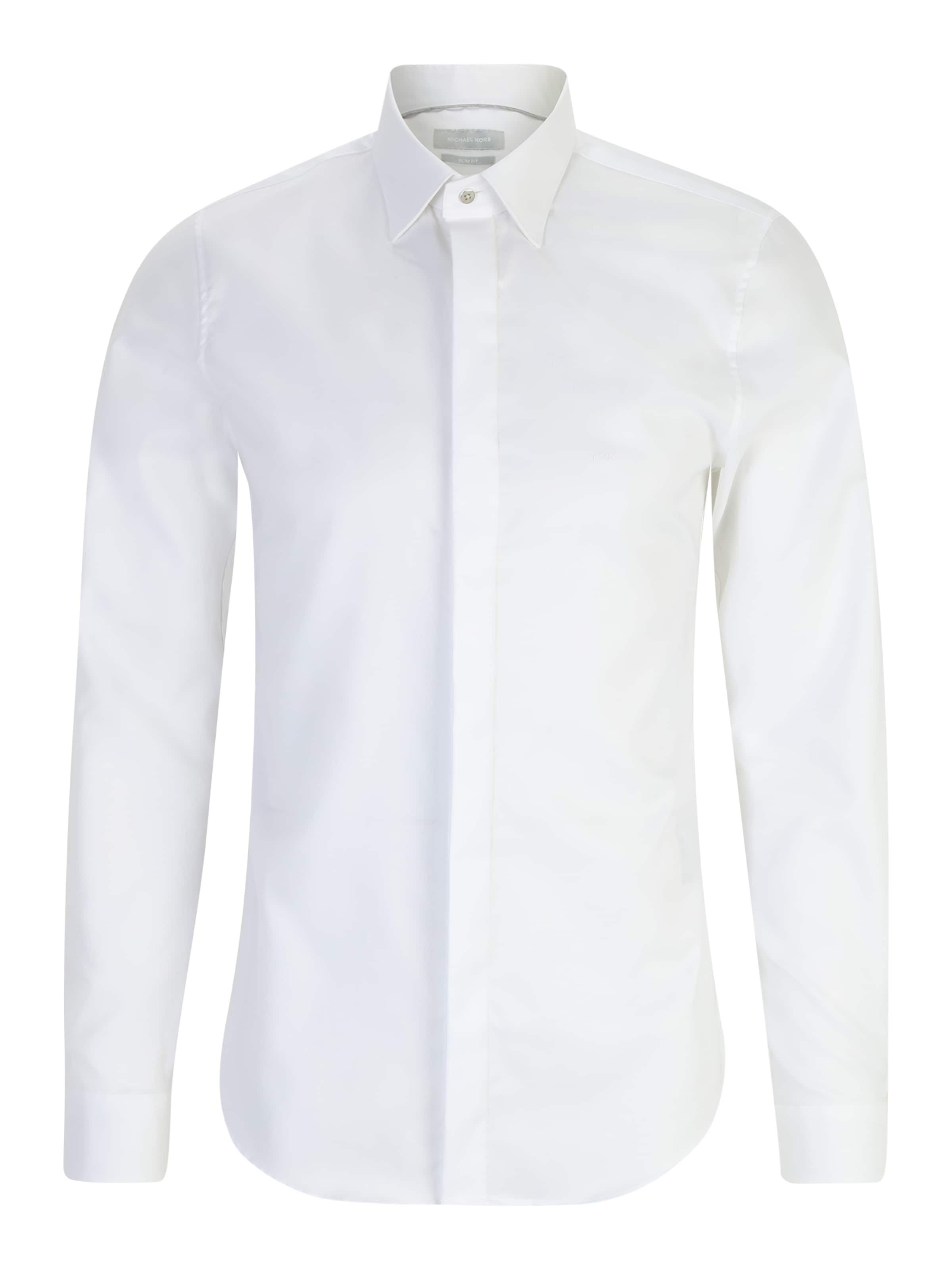Michael Kors Regular fit Business shirt in White: front