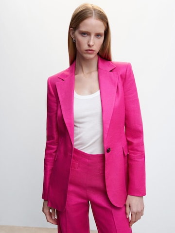 Blazer 'Smart' MANGO en rose : devant