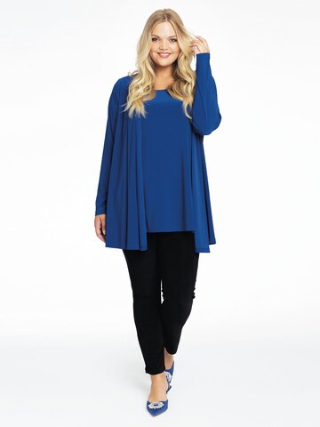 YOEK Gebreid vest in Blauw