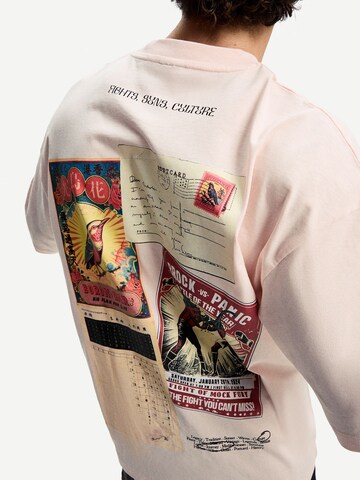 T-Shirt Bershka en rose