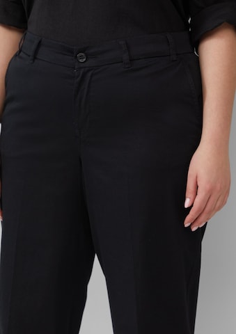 Loosefit Pantalon à plis s.Oliver en noir