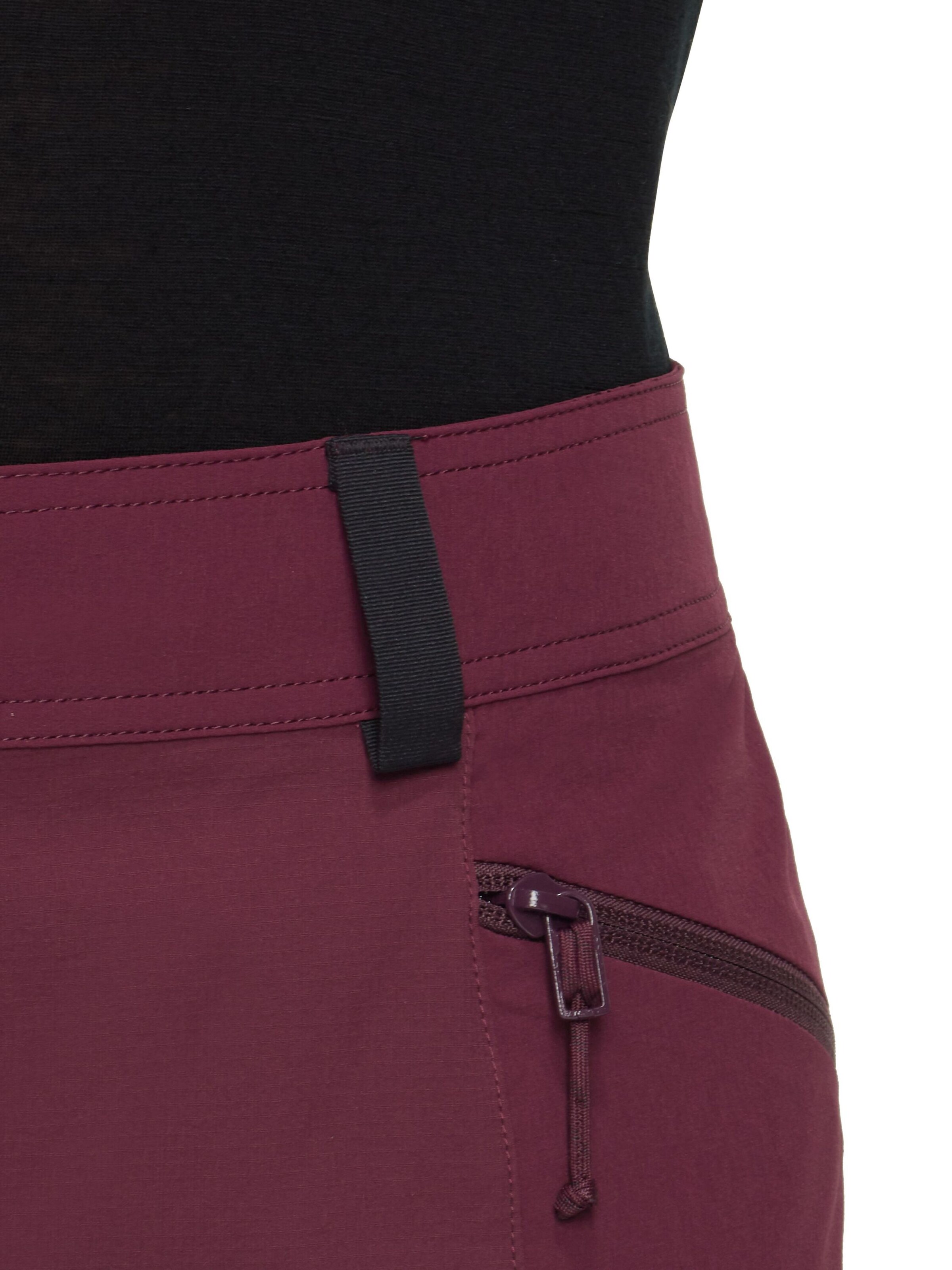 MAMMUT Slimfit Outdoorhose ‘Ducan’ in Rot