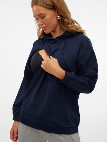 MAMALICIOUS Sweatshirt in Blau