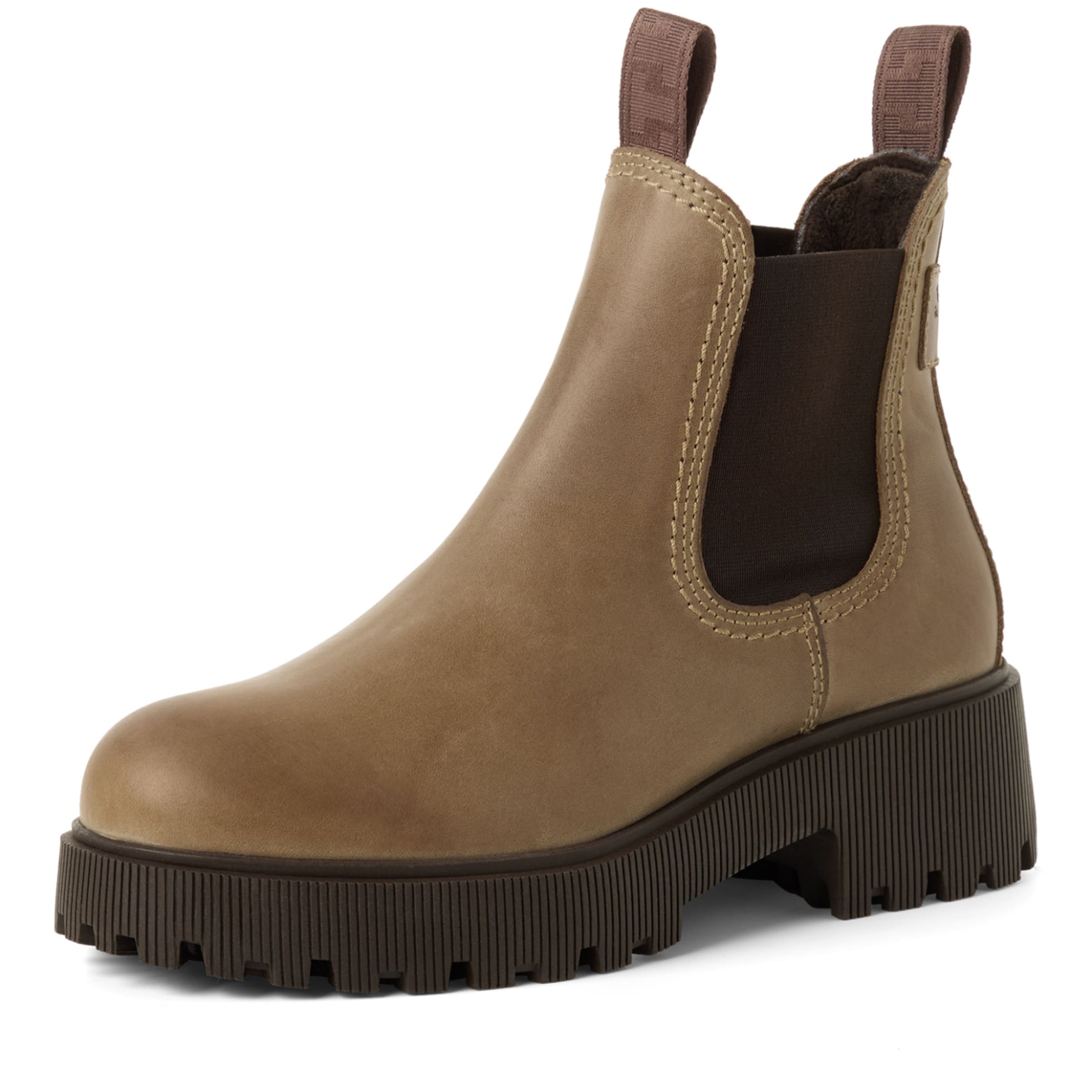 Tamaris - Botas Chelsea en gris: frente