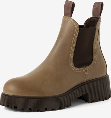 Tamaris - Botas Chelsea en gris: frente