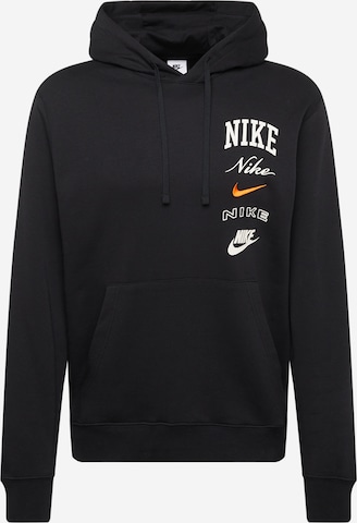 Nike Sportswear Свитшот 'Club' в Черный: спереди