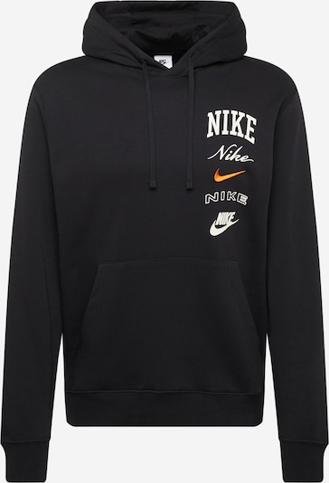 narancs / fekete / fehér Nike Sportswear Tréning póló 'Club', Termék nézet