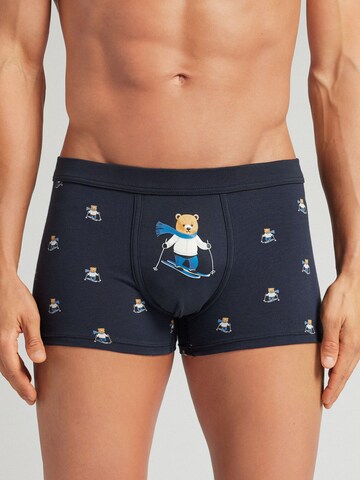 IUMAN Intimissimi Uomo Boxer shorts in Blue: front