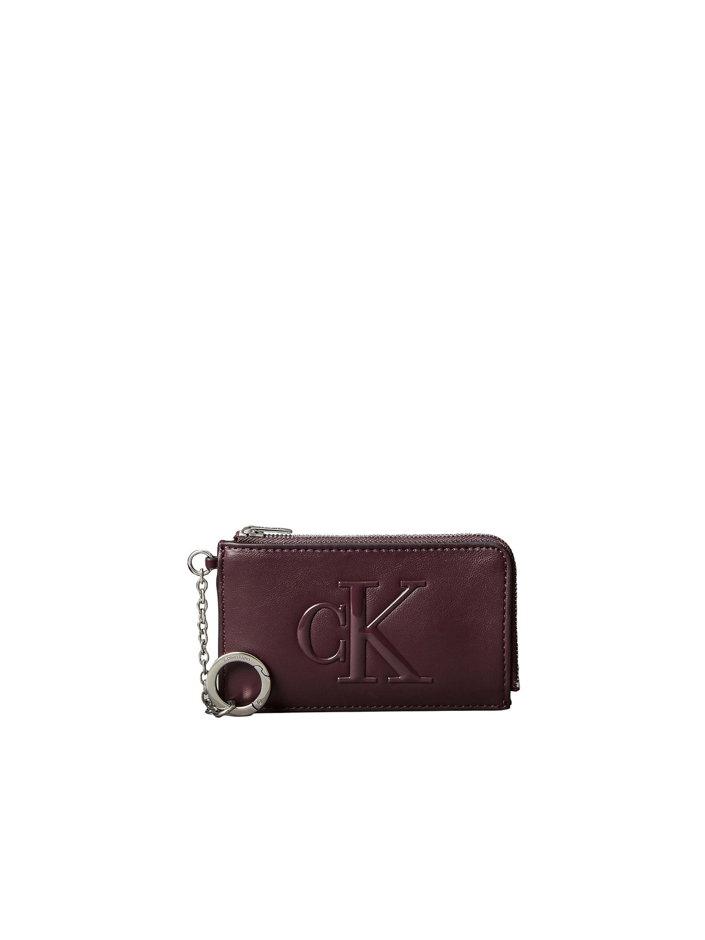 Porte-monnaies Calvin Klein en marron : devant