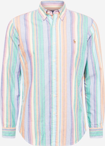 Polo Ralph Lauren Regular Fit Hemd in Grün: predná strana