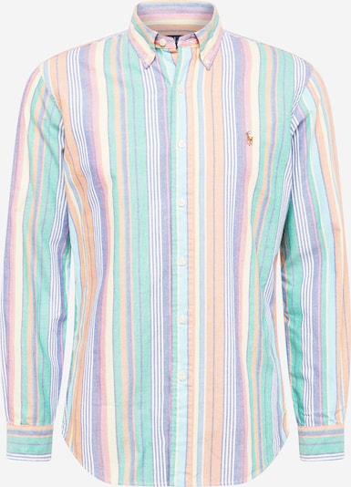 Polo Ralph Lauren Button Up Shirt in Indigo / Green / Salmon, Item view
