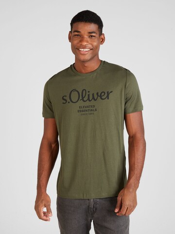 Tricou de la s.Oliver pe verde: față