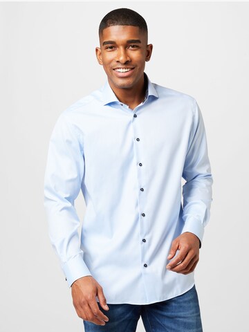 mėlyna ETERNA Standartinis modelis Dalykinio stiliaus marškiniai: priekis