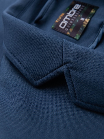 Coupe regular Veste de costume Ombre en bleu