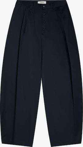 BershkaLoosefit Hlače 'PANTALÓN' - plava boja: prednji dio