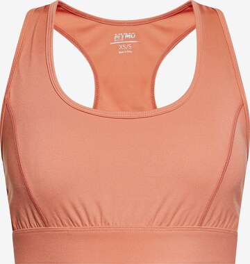 myMo ATHLSR Sports Bra in Orange: front