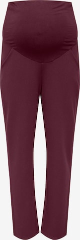 Only Maternity - Pantalón en rojo: frente