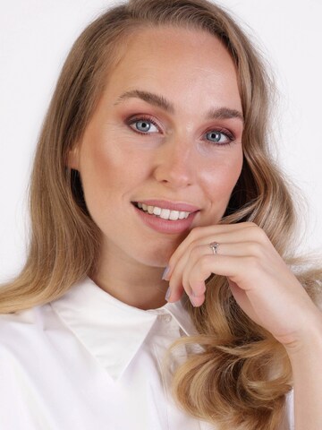 Lucardi Ring in Zilver: voorkant