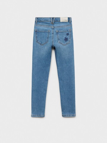 MANGO KIDS Skinny Fit Дънки в синьо