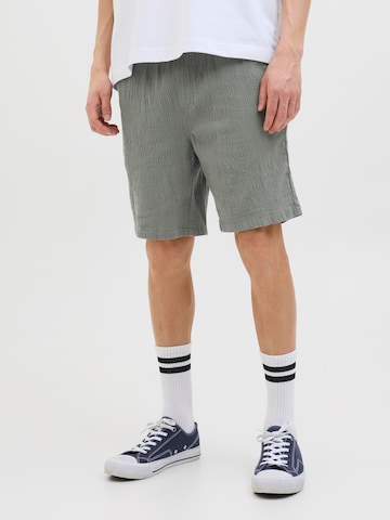 JACK & JONES Loosefit Broek in Groen: voorkant