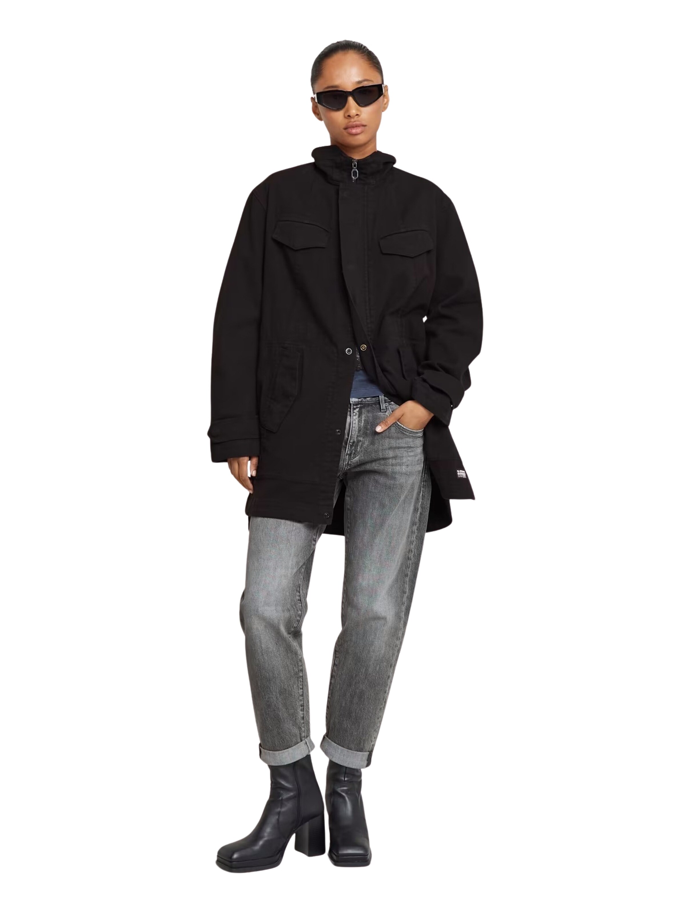 Tapered Jeans 'Kate' di G-STAR in grigio