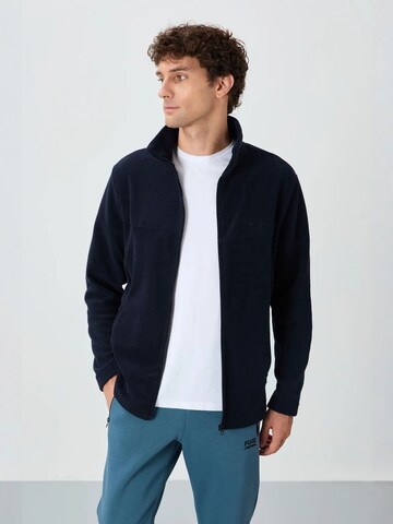 Tommy Life Fleece Jacket in Blue: front