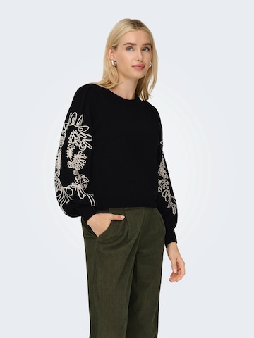 ONLY Pulóver 'ONLMAGNOLIA' - fekete