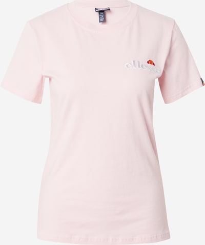 ELLESSE T-Shirt 'Kittin' in orange / pastellpink / rot / weiß, Produktansicht