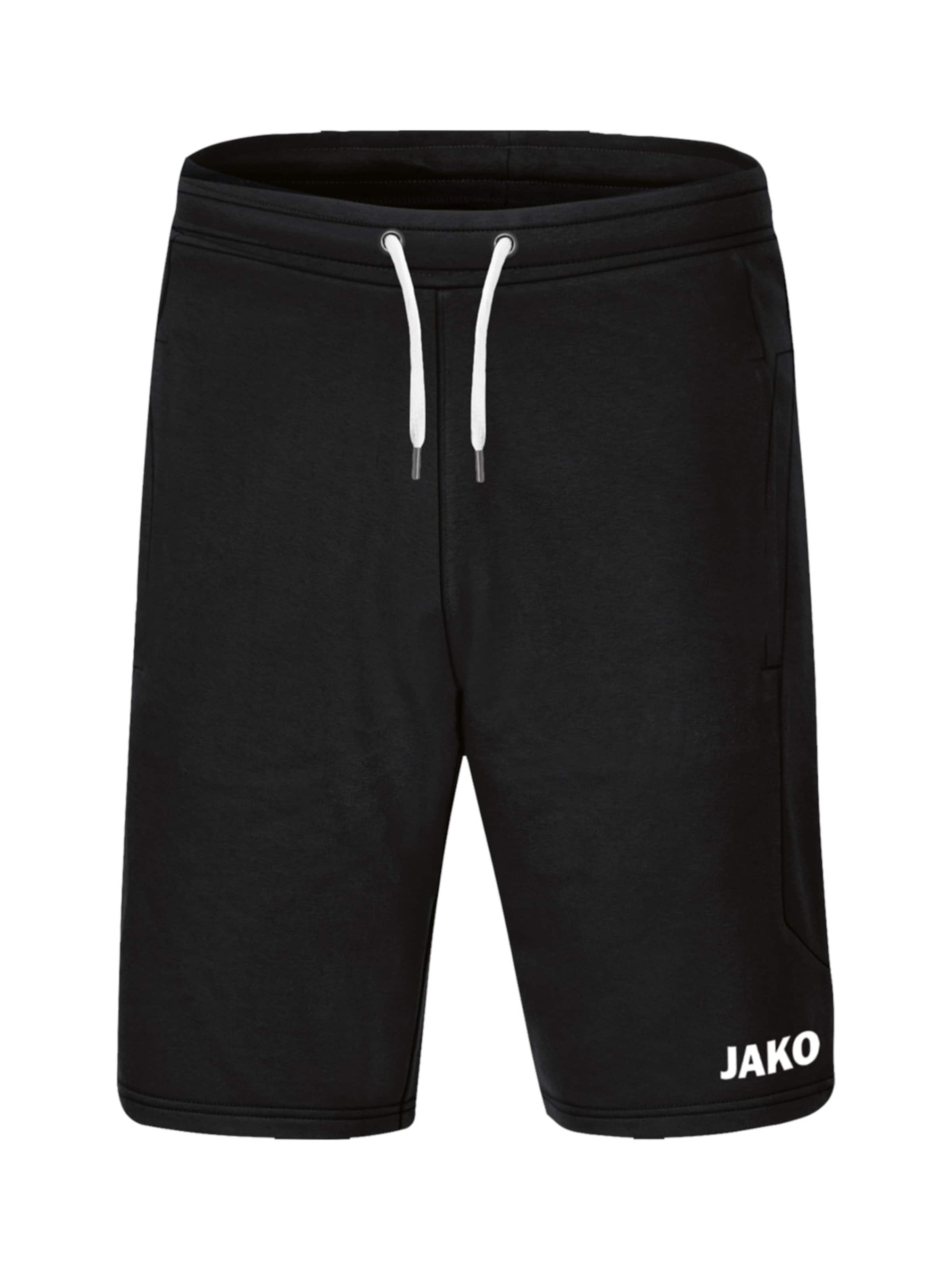 JAKO Loosefit Sportshorts in Schwarz: Vorderseite