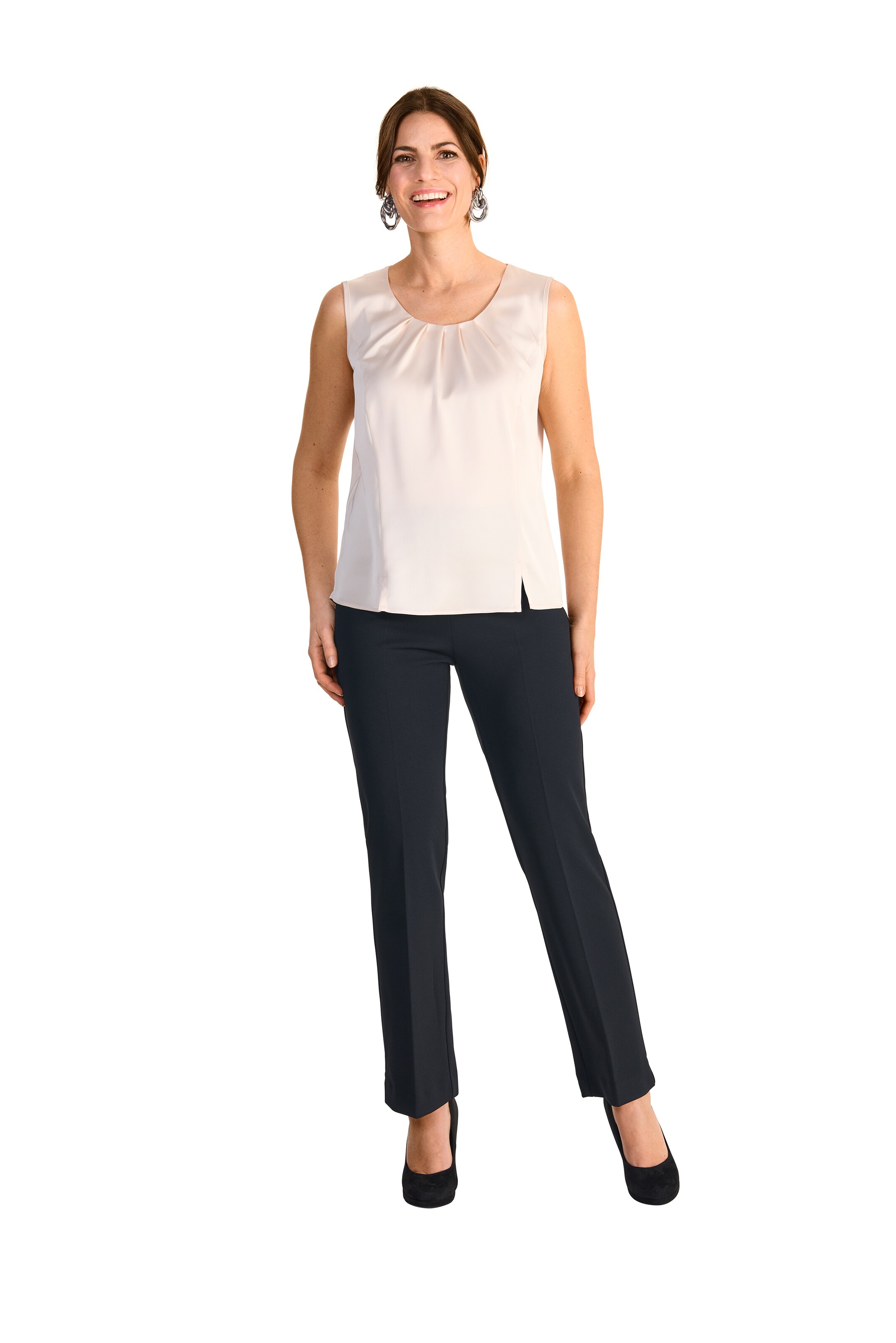 Select By Hermann Lange Top in Beige