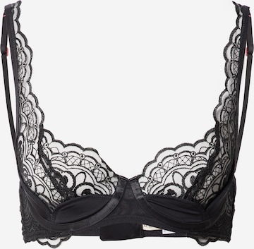 Balconcino Reggiseno di Scandale éco-lingerie in nero: frontale