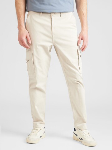 Only & Sons Tapered Cargobroek 'DEAN' in Beige: voorkant