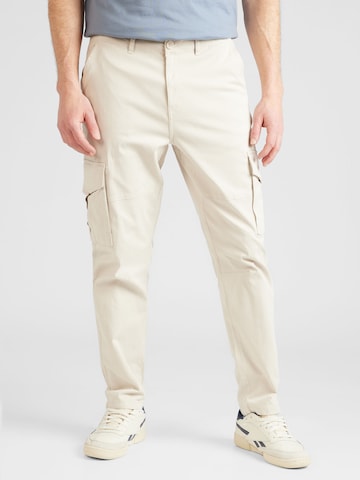 Only & Sons Tapered Cargo Pants 'DEAN' in Beige: front