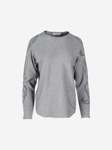Passioni Sweatshirt in Grau: Vorderseite