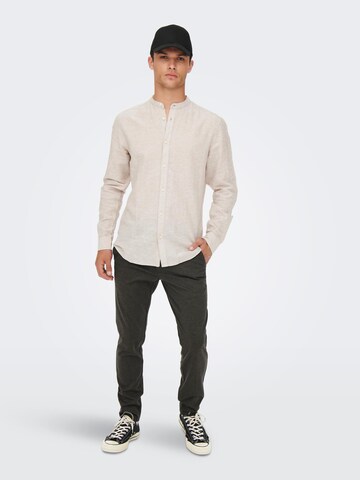 Only & Sons Slim fit Chino trousers 'ONSMark' in Black
